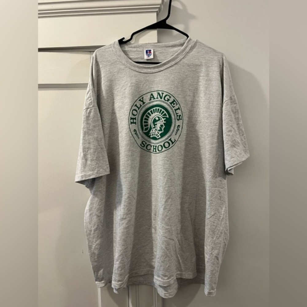 Russel athletics vintage catholic school shirt 2xl